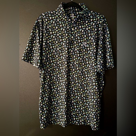 Rhoback Other - Rhoback “Beach Bar” Golf Polo Shirt